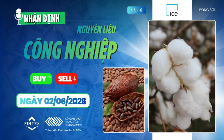 NHẬN ĐỊNH NGUYÊN LIỆU - CÔNG NGHIỆP NGÀY 02/06/2026